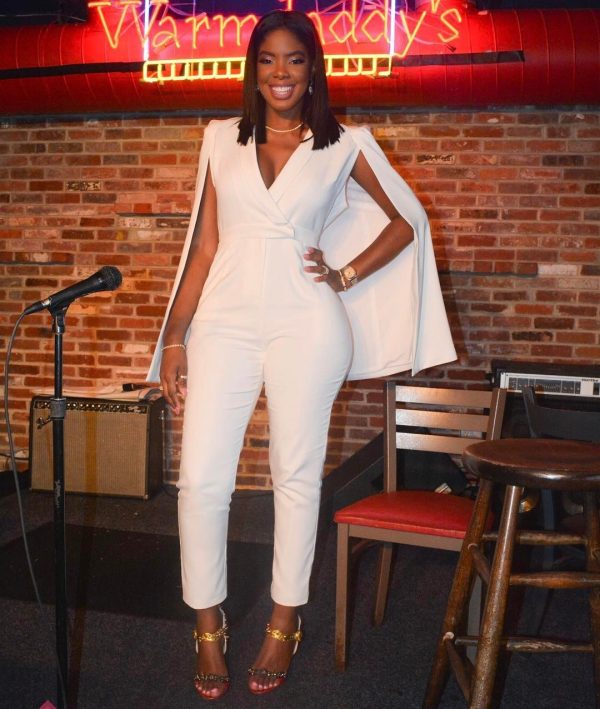 Fashion Sexy Shawl Jumpsuit