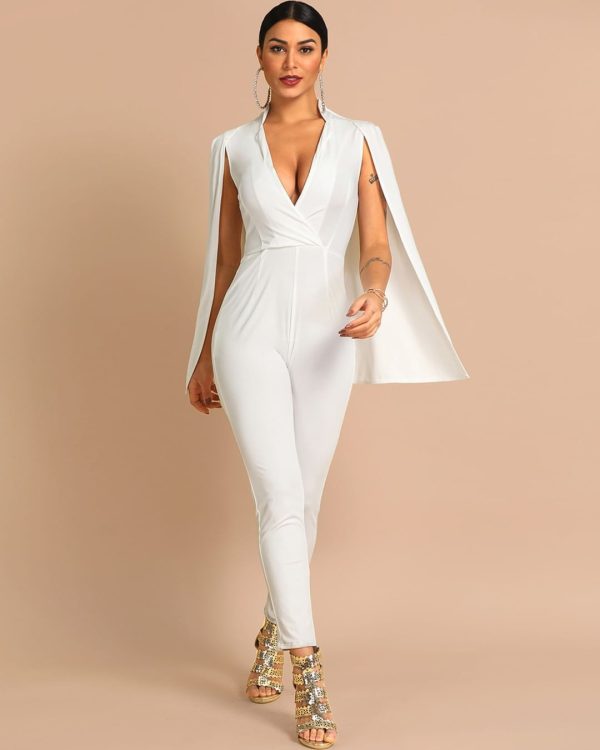 Fashion Sexy Shawl Jumpsuit - Image 3