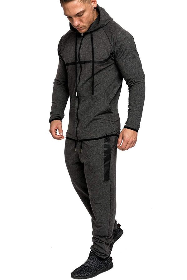 Leisure Sports Fitness Suit Men's Snowflake - Image 2