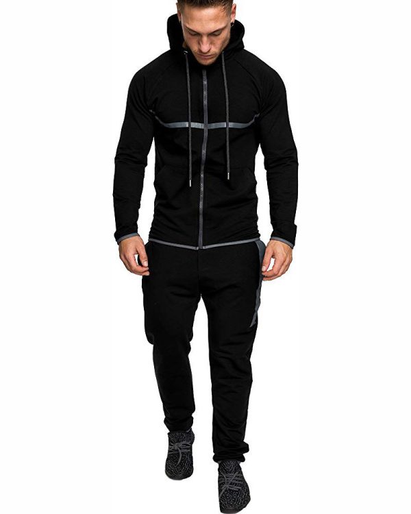 Leisure Sports Fitness Suit Men's Snowflake