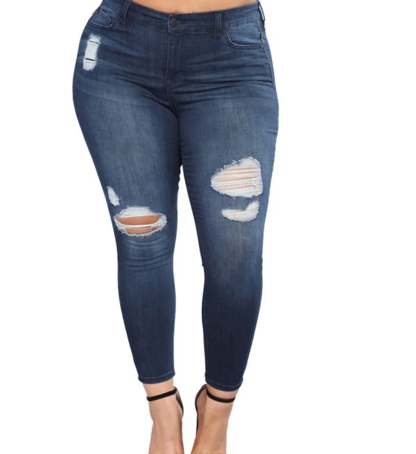 Shredded feet jeans - Image 7