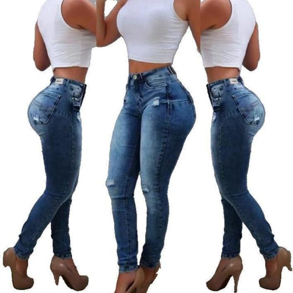 Stretch ripped jeans - Image 2