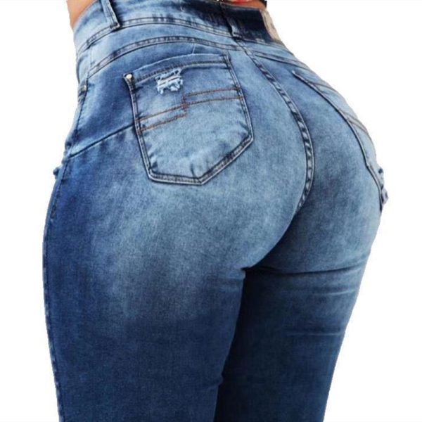 Stretch ripped jeans - Image 4