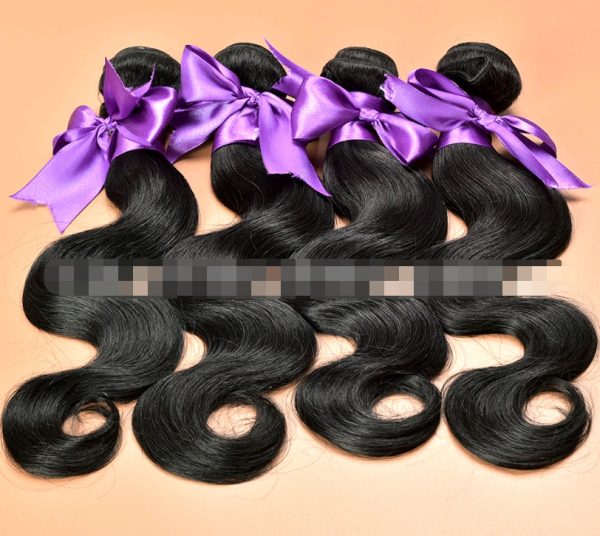 Real hair wig, hair styling hair extension, body wave human hair weaves - Image 3