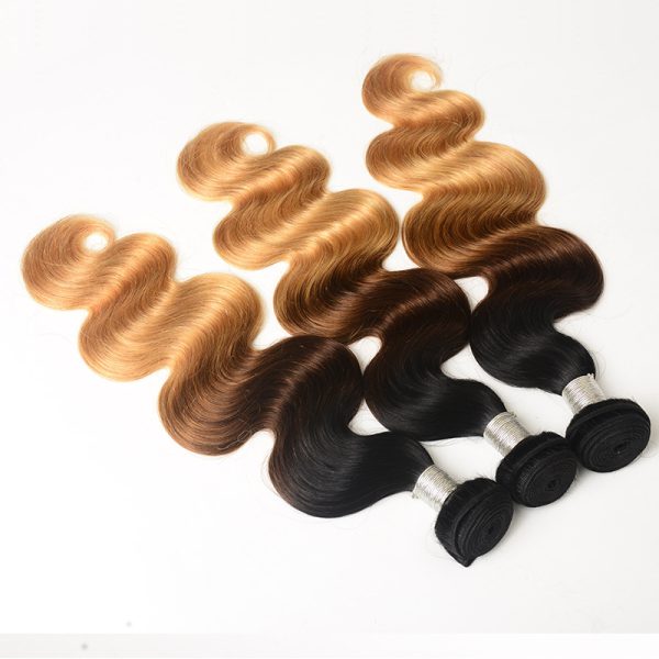 Tricolor hair wig - Image 3