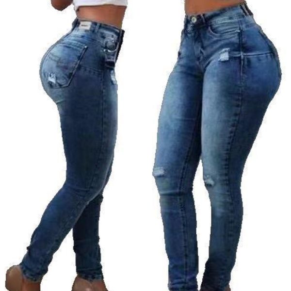 Stretch ripped jeans - Image 3