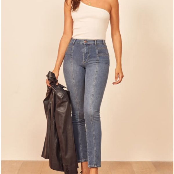 Stitching slimming ladies jeans - Image 5