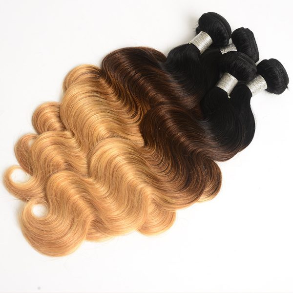 Tricolor hair wig - Image 4