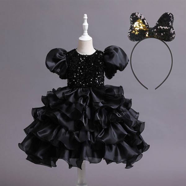 Kids Tutu Birthday Princess Party Dress - Image 4