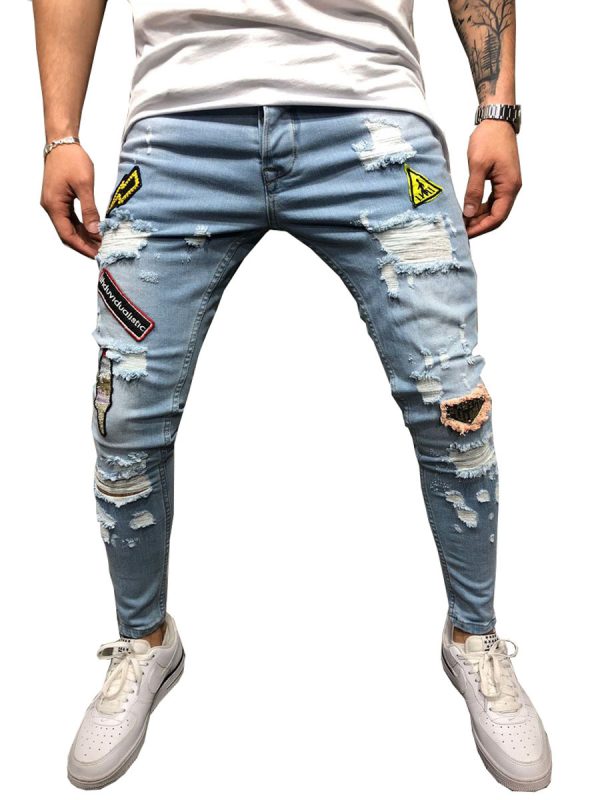 Casual jeans men fashion - Image 2