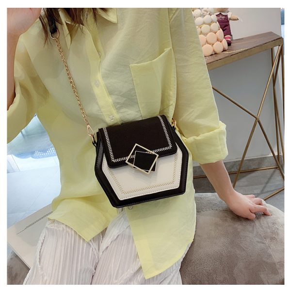 Matte leather shoulder bag - Image 8