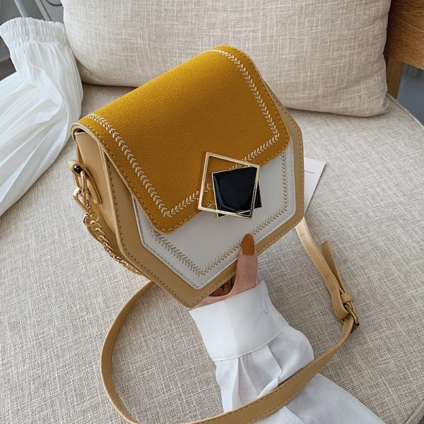 Matte leather shoulder bag - Image 7
