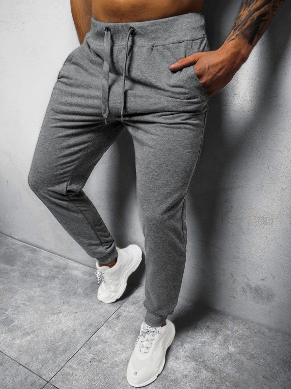 Men Warm Sports Pants Plus Cashmere Casual - Image 2