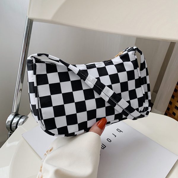 Women Handbag Butterfly Cow Leopard Printed Pattern Underarm Bags Small Shoulder Bag - Image 9