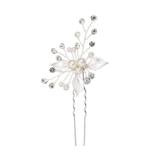 European style exquisite handmade jewelry bride bride wedding dress headdress hairpin leaves wedding jewelry accessories - Image 7