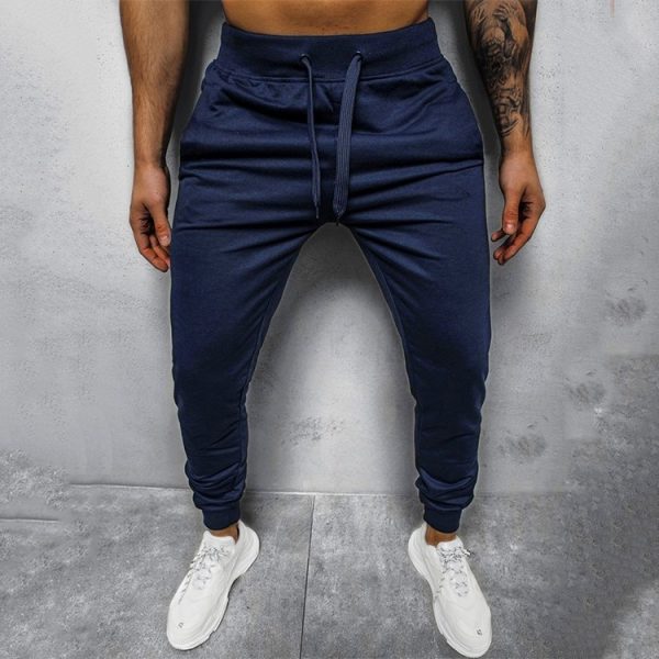 Men Warm Sports Pants Plus Cashmere Casual - Image 5