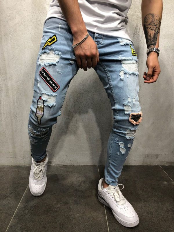 Casual jeans men fashion - Image 9