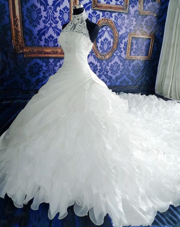 Wedding Dress Wholesale, Wedding High-end Wedding Dress With Big Tail - Image 5
