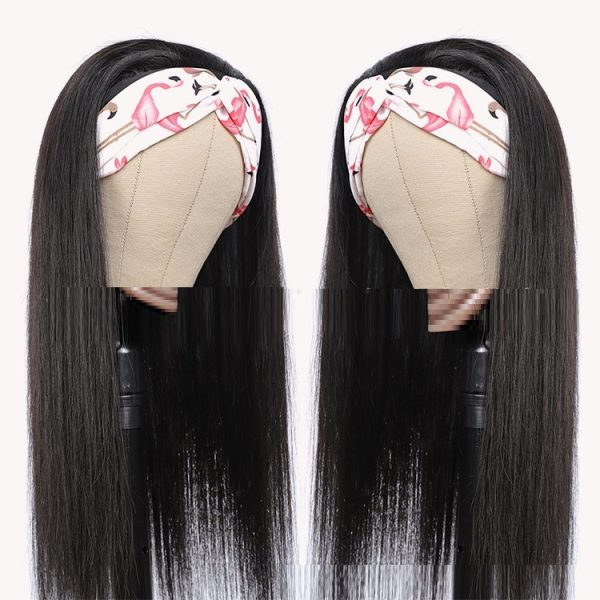 Human Hair Straight Strip Mechanism Headband - Image 2