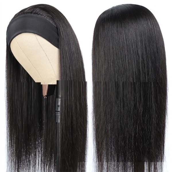Human Hair Straight Strip Mechanism Headband - Image 4