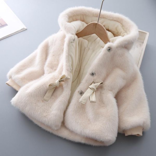 Baby Winter Clothes Kids Plus Velvet Padded Wool Sweater - Image 4