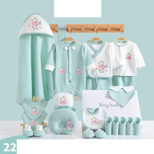 Fashion Cotton Winter Baby Clothes Full Moon Gift Set - Image 10