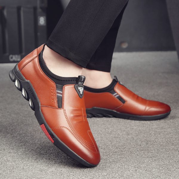 Leather Shoes Mens Leather Spring New Mens Business - Image 5