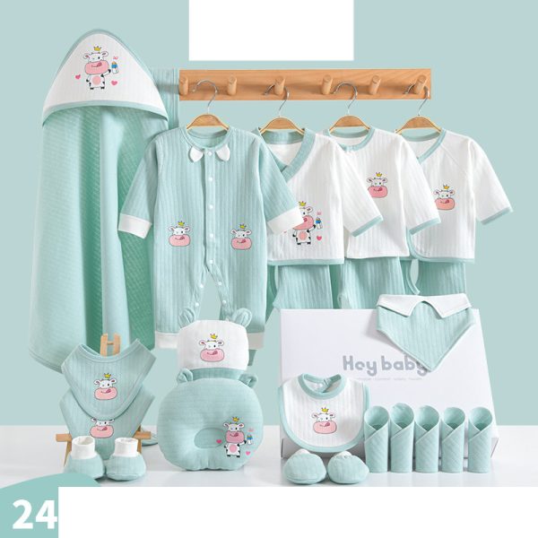Fashion Cotton Winter Baby Clothes Full Moon Gift Set - Image 6