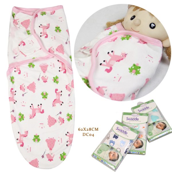 Cotton baby baby wrapped towel, cartoon baby sleeping bag, anti startled baby and baby products - Image 2