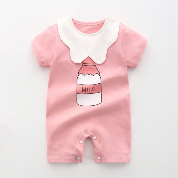 Newborn Baby Clothes Summer Romper Pajamas - Image 3