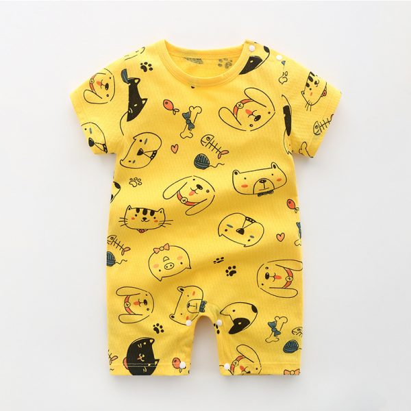 Newborn Baby Clothes Summer Romper Pajamas - Image 5