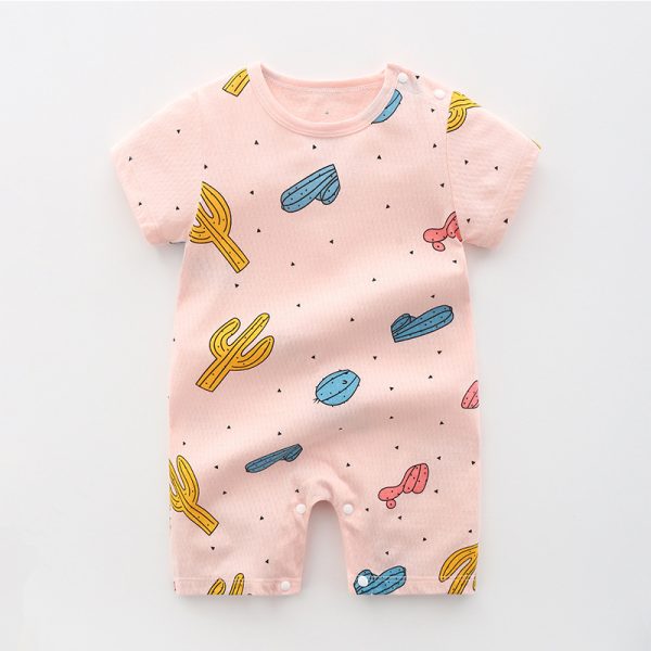 Newborn Baby Clothes Summer Romper Pajamas - Image 4