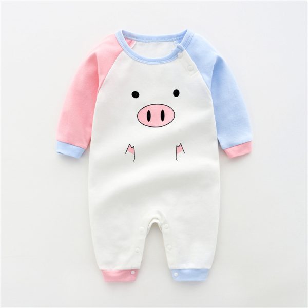 Baby Jumpsuit Spring And Autumn Cotton Baby Romper Romper Long-Sleeved Thin Spring Baby Clothes Bag Fart Clothes Spring Clothes - Image 10