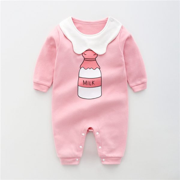Baby Jumpsuit Spring And Autumn Cotton Baby Romper Romper Long-Sleeved Thin Spring Baby Clothes Bag Fart Clothes Spring Clothes - Image 7