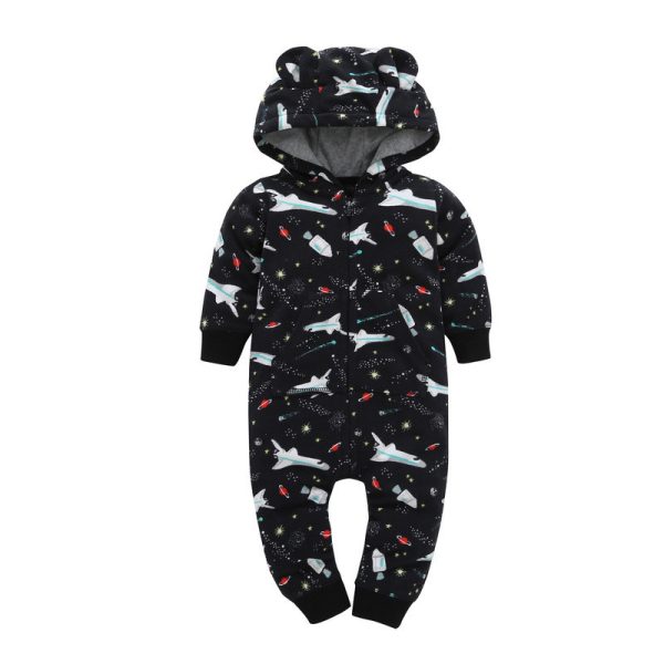 Romper Long-sleeved Polar Fleece Baby Clothes Romper - Image 6