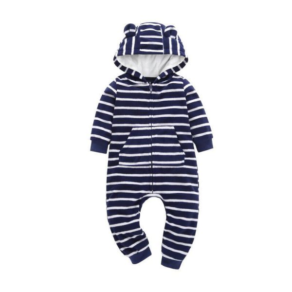Romper Long-sleeved Polar Fleece Baby Clothes Romper - Image 8