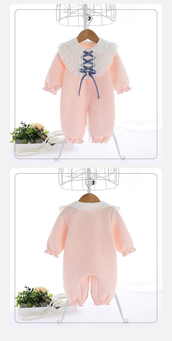 Baby Onesies, Air Cotton Baby Thickened Warm Baby Romper Romper - Image 4