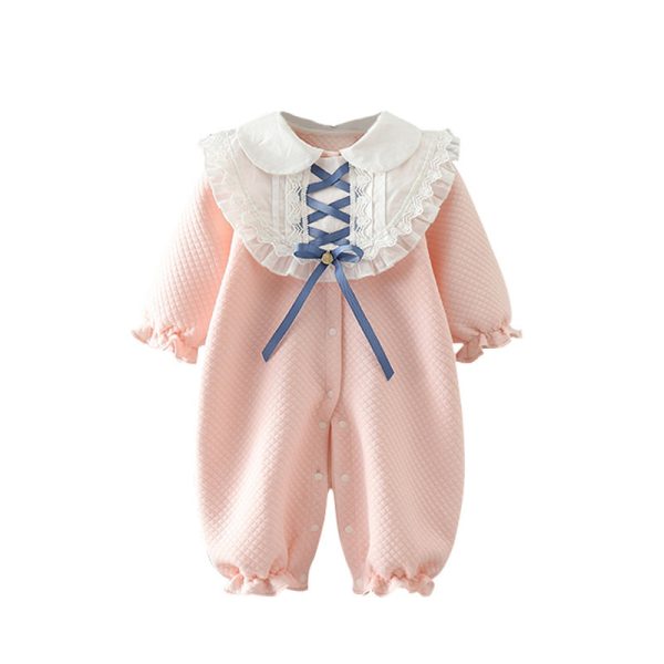 Baby Onesies, Air Cotton Baby Thickened Warm Baby Romper Romper - Image 3