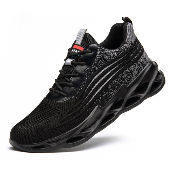 Men Work Safety Shoes Anti-Puncture Working Sneakers Male Indestructible Work Shoes Men Boots Lightweight Men Shoes Safety Boots - Image 9