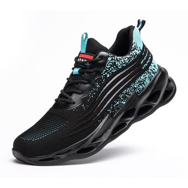Men Work Safety Shoes Anti-Puncture Working Sneakers Male Indestructible Work Shoes Men Boots Lightweight Men Shoes Safety Boots - Image 3