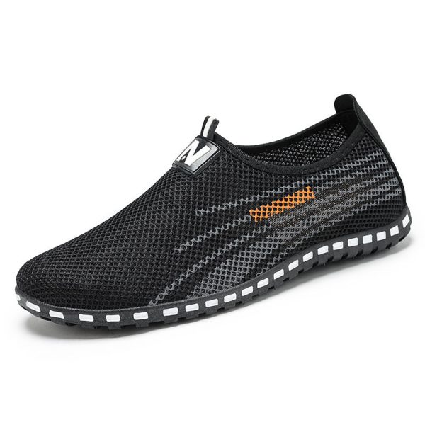 Soft Sole Sandals Trend Peas Shoes Hollow Breathable Casual Shoes Men - Image 2