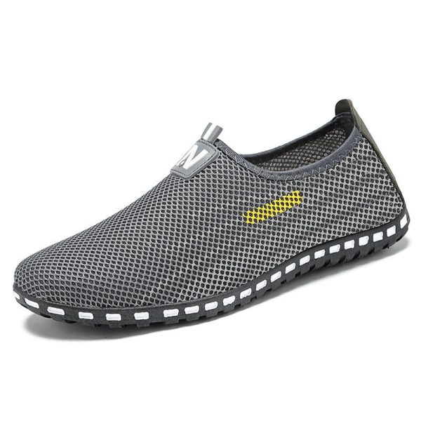 Soft Sole Sandals Trend Peas Shoes Hollow Breathable Casual Shoes Men - Image 3