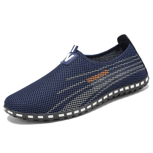 Soft Sole Sandals Trend Peas Shoes Hollow Breathable Casual Shoes Men - Image 4