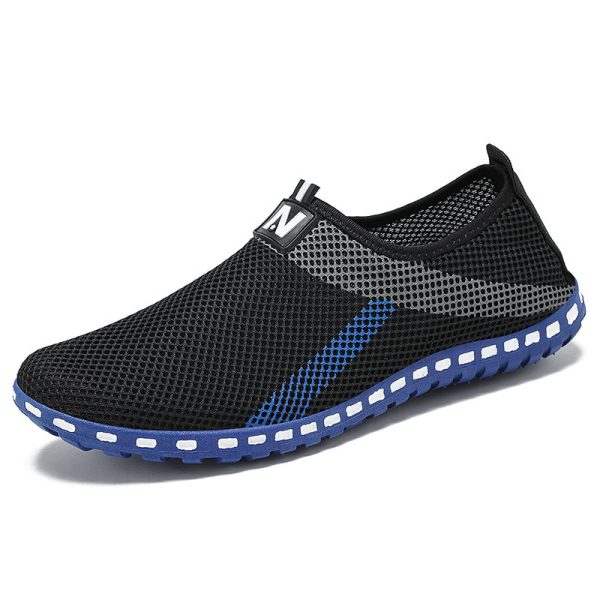 Soft Sole Sandals Trend Peas Shoes Hollow Breathable Casual Shoes Men - Image 5