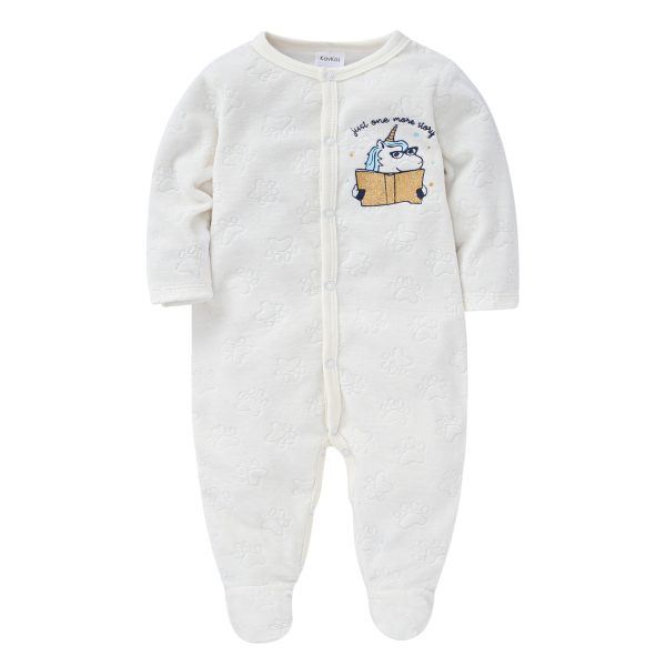 New Boy File Package Foot Newborn Clothes Baby Romper - Image 8