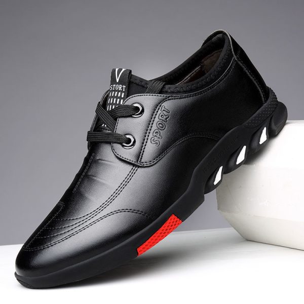 Leather Shoes Mens Leather Spring New Mens Business - Image 3