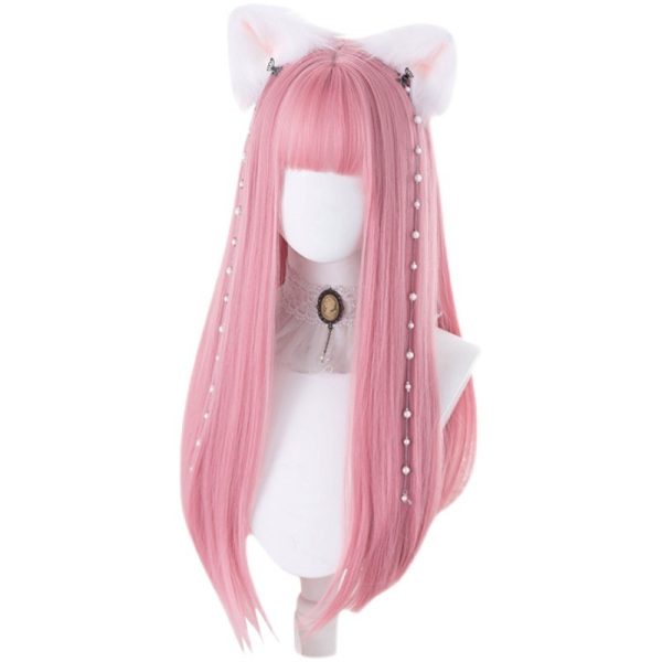 Waist Length Straight Hair Anime Cos - Image 2