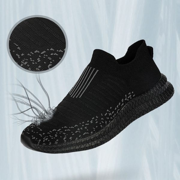 Mesh Sneakers For Men Non-slip Walking Running Shoes - Image 5