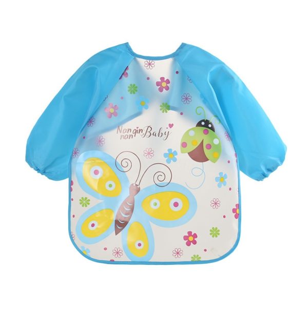 2021 EVA food clothes baby clothes children's long-sleeved anti-dressing clothes baby bib bib - Image 5