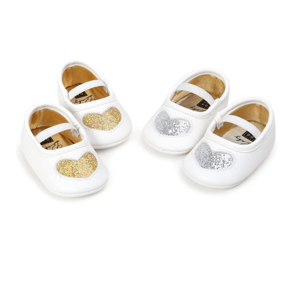 Four hearts baby princess shoes baby shoes baby shoes 3843 - Image 8